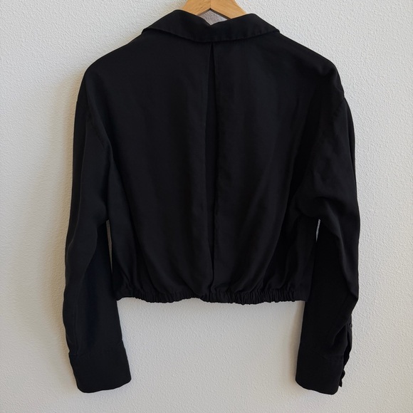 Zara Women's Black Cropped Jacket - Picture 5 of 8